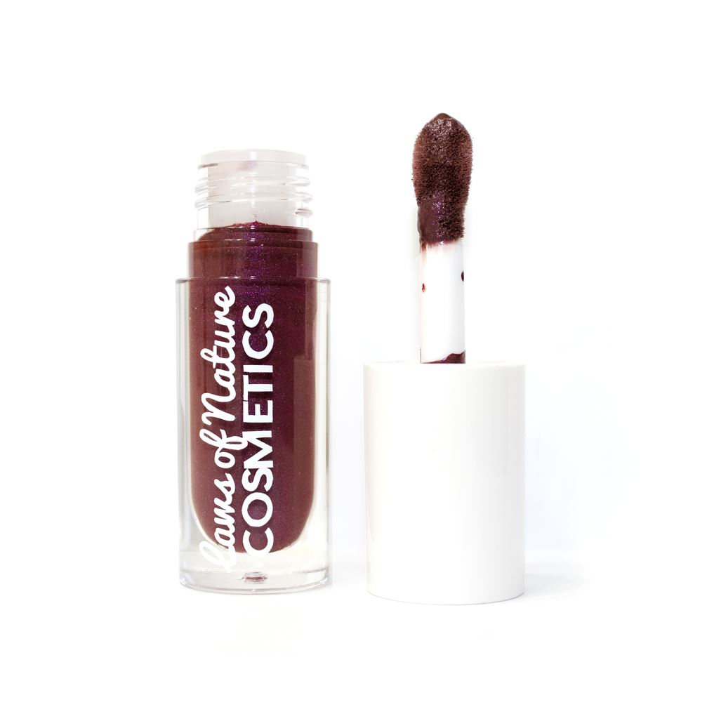 Lip Gloss Oil Lips Laws of Nature Cosmetics® Berry Brown 