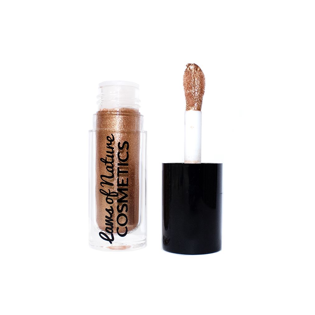 Liquid Eyeshadow Eyes Laws of Nature Cosmetics Bronze Shimmer 